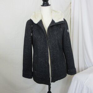 1 Madison Expedition Coat Women's Black Heather Heritage Collection Size Small
